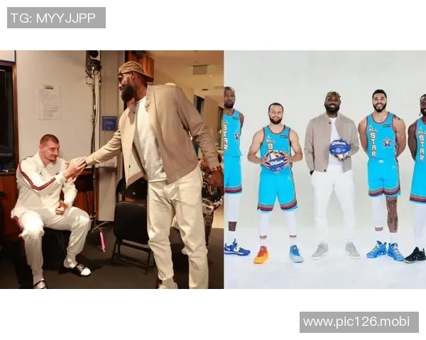 湖人全明星三人组赛前合影！海斯C位抱球 老詹秀转球戏耍全场